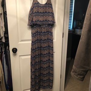 Patterned maxi dress